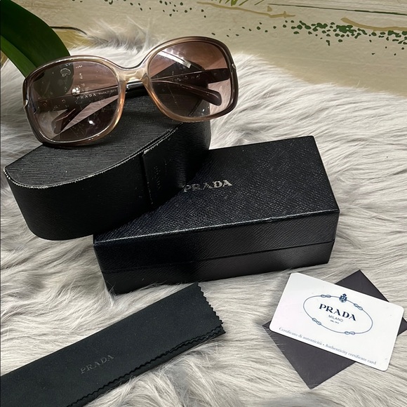 PRADA - Women's Sunglasses - Brown - Picture 1 of 5